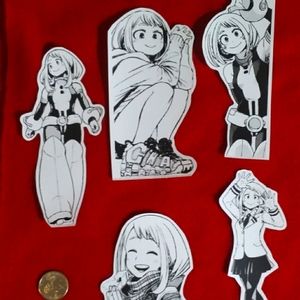 Handmade Bnha Manga Uraraka Sticker  Set!